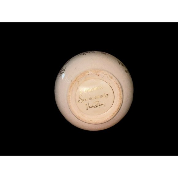 Vintage Ceramic Pomander Ball w/ Gold Angels Scentomander by Andre Richard - Picture 2 of 2